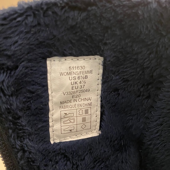 Lands' End Navy Blue boots - Picture 2 of 6